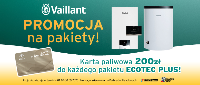 Promocja pakiety VAILLANT lato 2025